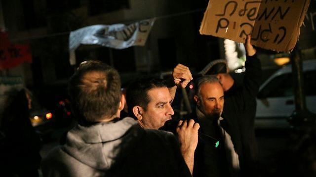Protest organizer Meni Naftali