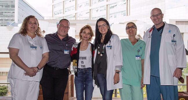 Люси Дубинчик. Фото: Моти Левантон (יח"צ בית החולים איכילוב) Люси Дубинчик. Фото: Моти Левантон