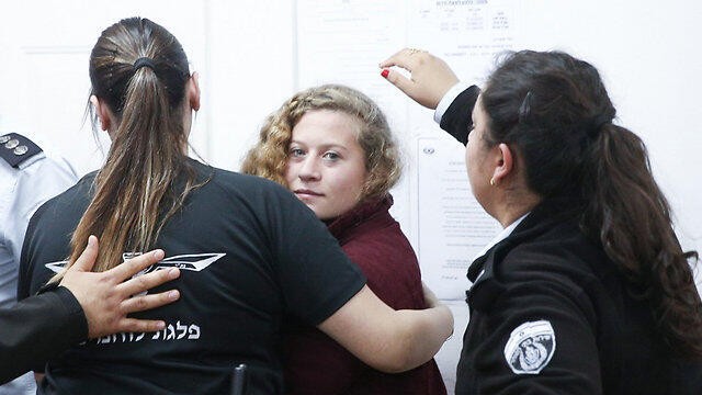 Ahed Tamimi. In today's Israel, a Palestinian teen will rot in prison for eight months, while an Israeli teen will be reprimanded (צילום: אוהד צויגנברג) Ahed Tamimi. In today's Israel, a Palestinian teen will rot in prison for eight months, while an Israeli teen will be reprimanded