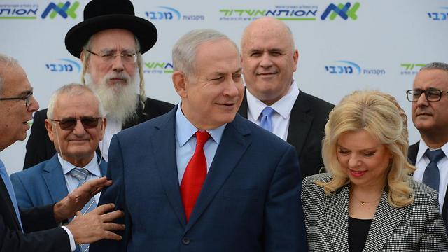 Netanyahu at inauguration of university hospital at the Assuta Medical Center in Ashdod. (צילום: אבי רוקח) Netanyahu at inauguration of university hospital at the Assuta Medical Center in Ashdod.