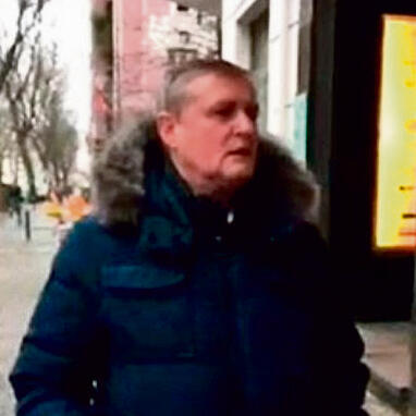 The German man filmed hurling anti-Semitic invectives at Feinberg