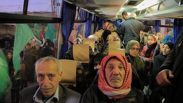 The families on the bus