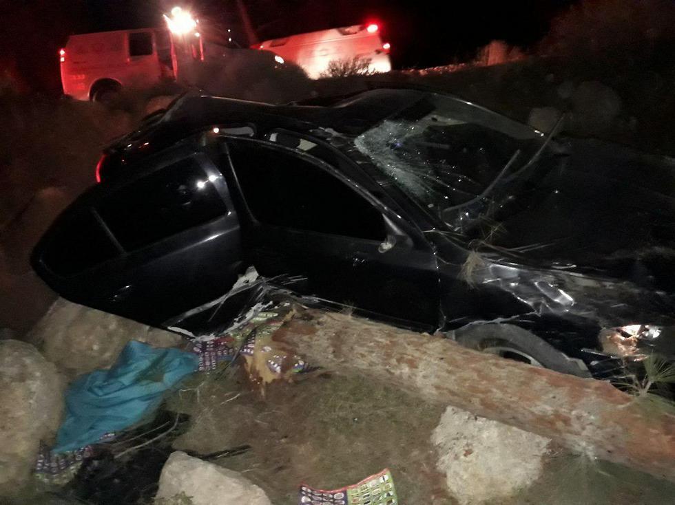 Авария в лесу Ятир. Фото: МАДА (צילום: תיעוד מבצעי מד"א) Авария в лесу Ятир. Фото: МАДА