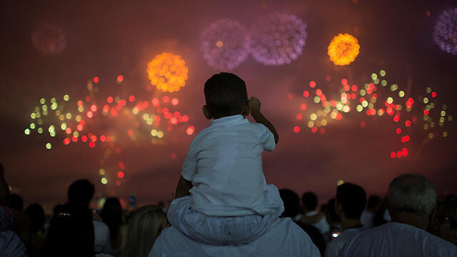 Fireworks over Rio de Janeiro