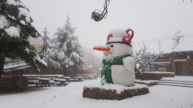 Snow on Mount Hermon