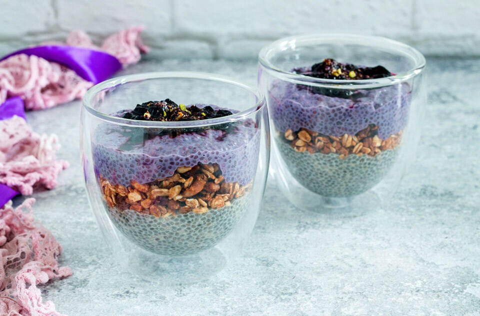 Десерт с чиа. Фото: Ольга Тухшер