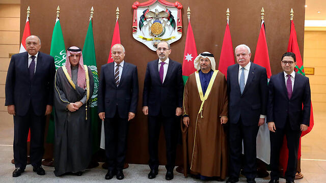 In a public statement, the minister reiterated the Arab position that east Jerusalem will serve as Palestinian capital (צילום: EPA) In a public statement, the minister reiterated the Arab position that east Jerusalem will serve as Palestinian capital