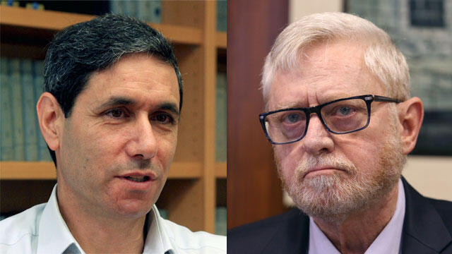 Госконтролер и мэр. Фото: Гиль Йонатан и Эран Коэн (צילום: גיל יוחנן, ערן יופי כהן) Госконтролер и мэр. Фото: Гиль Йонатан и Эран Коэн