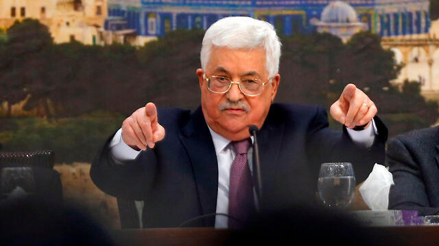 PA President Abbas, at the meeting