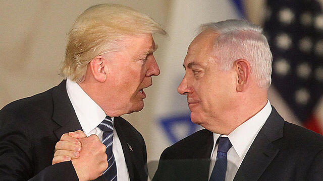 Trump and Netanyahu during the US president's visit to Israel