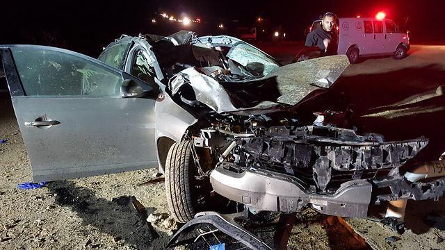 The scene of the accident