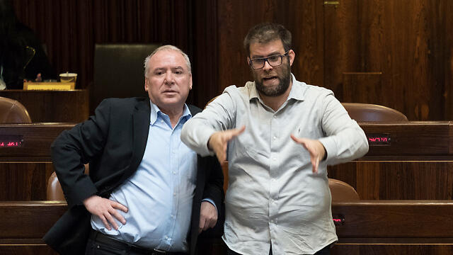 Coalition chairman David Amsalem and Likud MK Oren Hazan