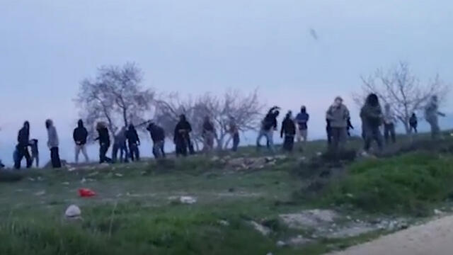 Footage from the violent clashes