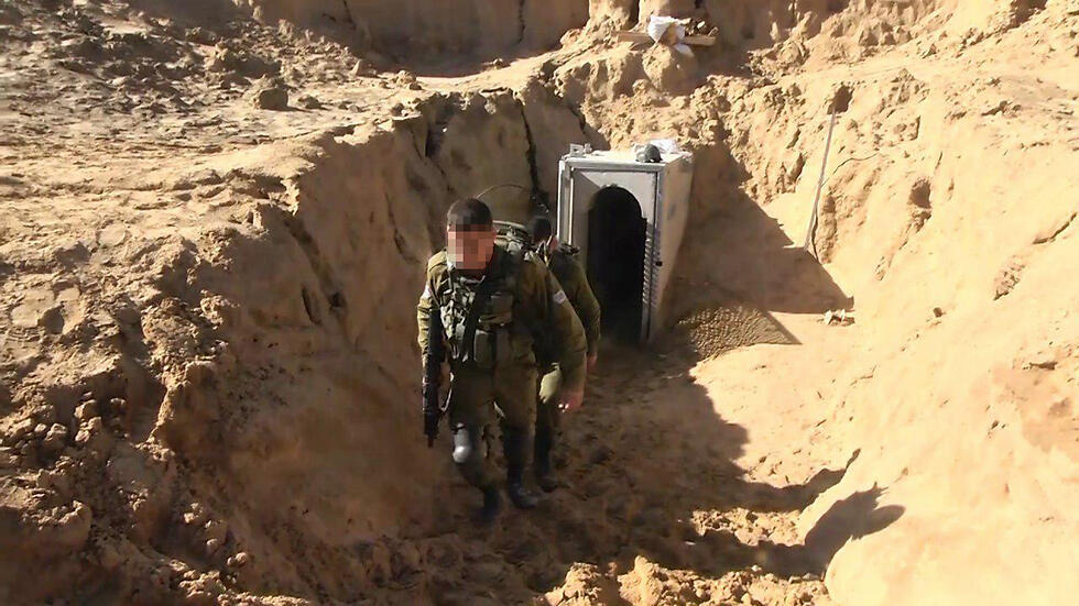 Туннель террористов в Газе. Фото: Рои Идан (צילום: רועי עידן) Туннель террористов в Газе. Фото: Рои Идан