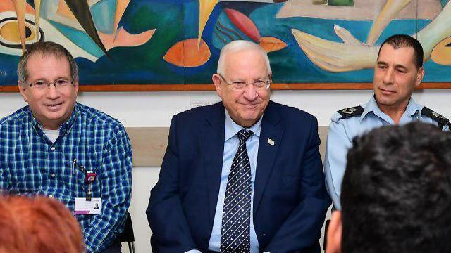 President Rivlin visited the Border Policeman seriously wounded in the operation