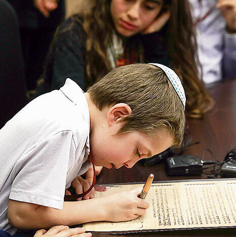 The younger generation signs the declaration