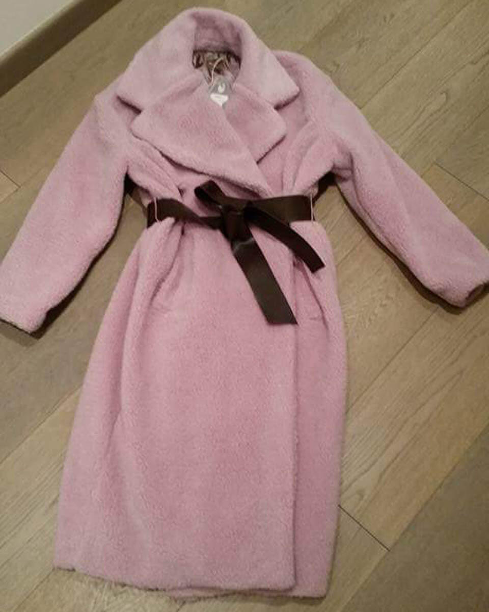 Лавандовая шуба Dixie из искусственного меха. Цена: 72€