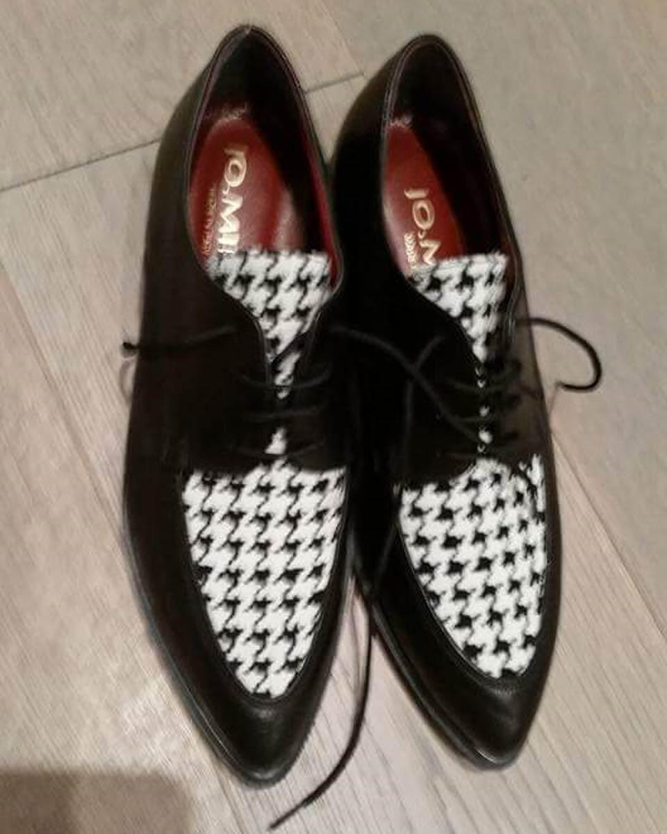 Оксфорды черо-белые кожаные Jo Milo. Цена: 30€