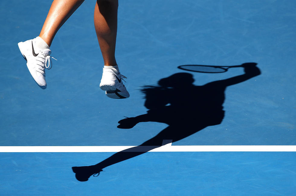 Тень Шараповой. Фото: AFP