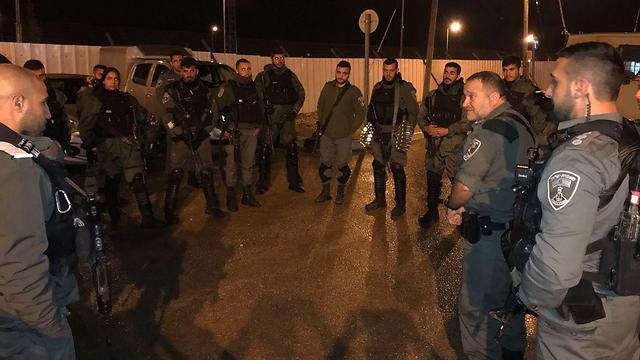 Border Police operating in Jenin