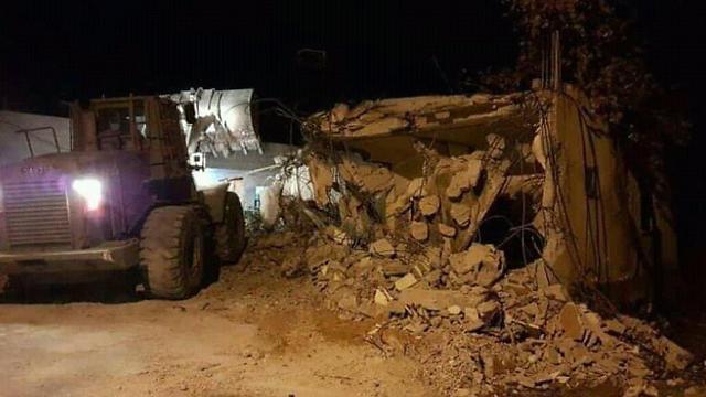 Demolition of terrorist's house