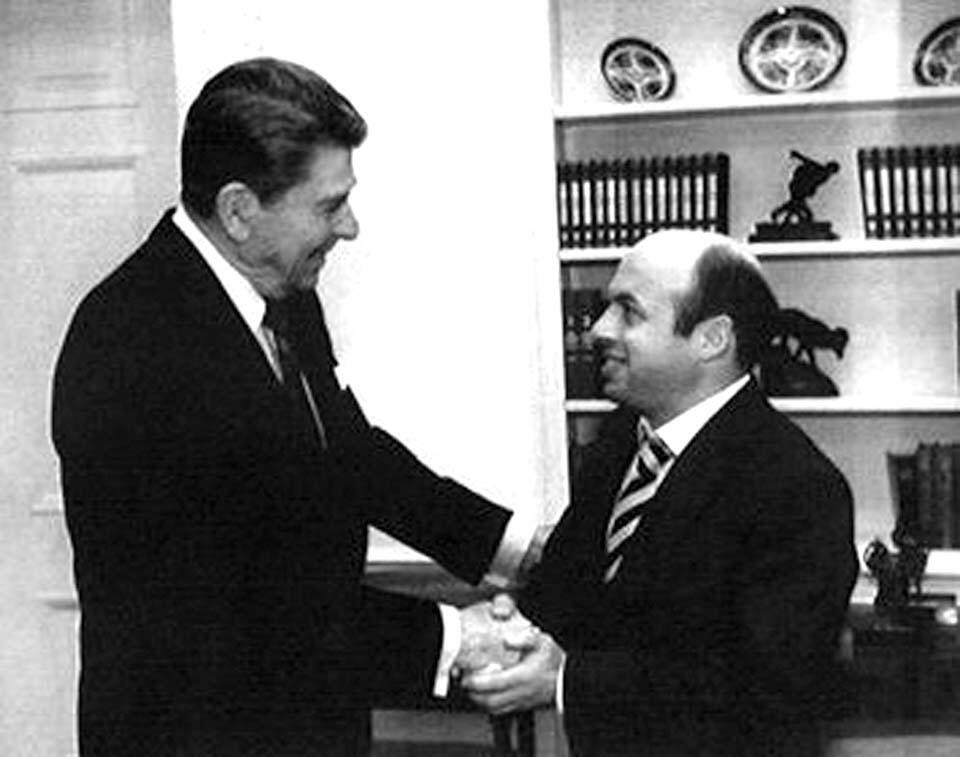 Натан Щаранский с Рональдом Рейганом. Фото предоставлено Натаном Щаранским