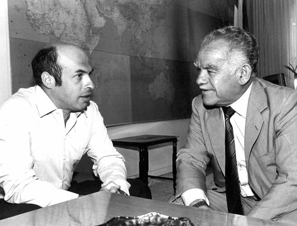 Натан Щаранский с Ицхаком Шамиром. Фото предоставлено Натаном Щаранским