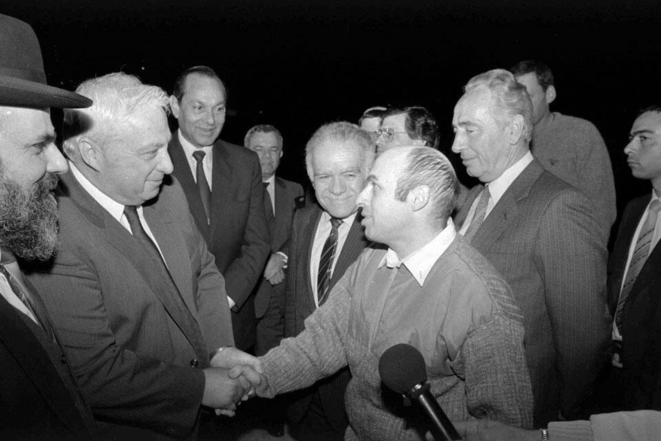 Натан Щаранский с Ариэлем Шароном. Фото предоставлено Натаном Щаранским