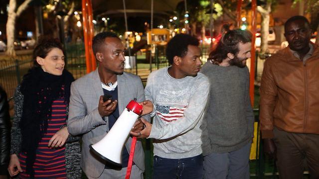 Pritest against expulsion (צילום: מוטי קמחי) Pritest against expulsion