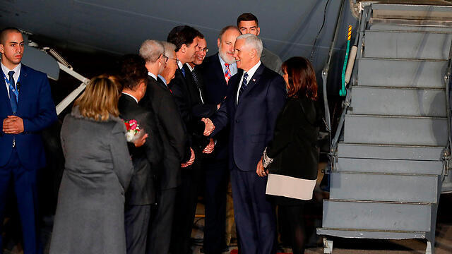 US VP Mike Pence lands in Israel
