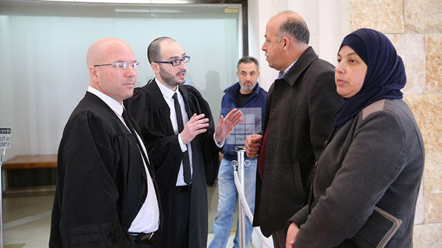 Abu Khdeir's parents at the Supreme Court (צילום: עמית שאבי) Abu Khdeir's parents at the Supreme Court
