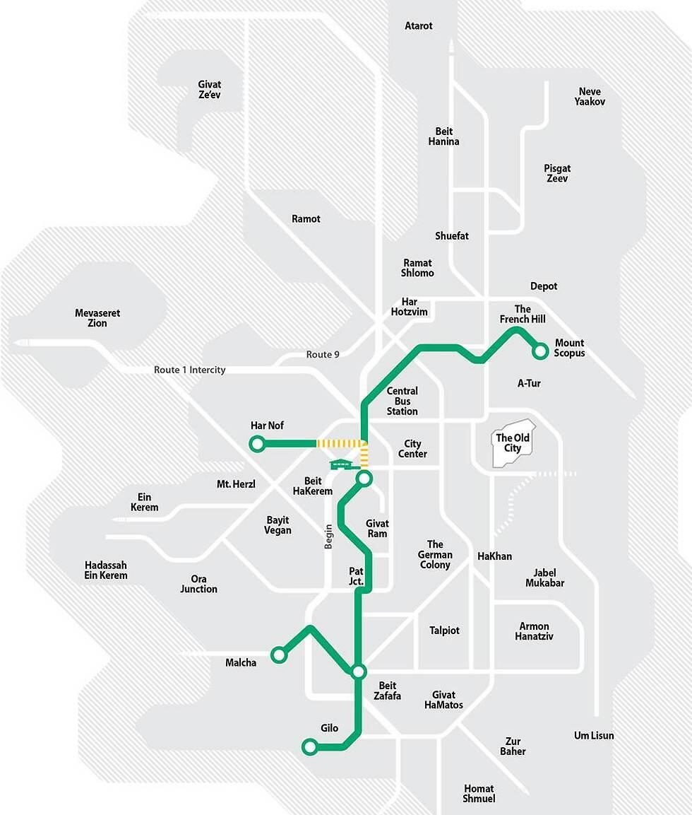 Green line (Photo: Ministry of Transportation) Green line