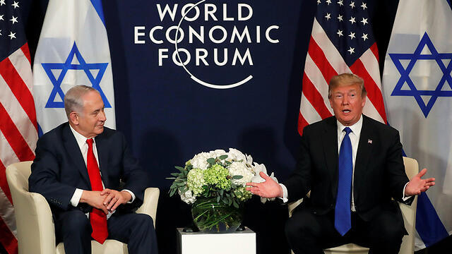 PM Netanyahu (L) and US President Trump