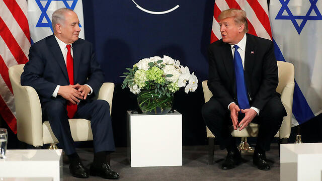 PM Netanyahu and President Trump in Davos
