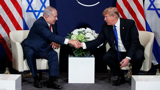 PM Netanyahu and President Trump in Davos