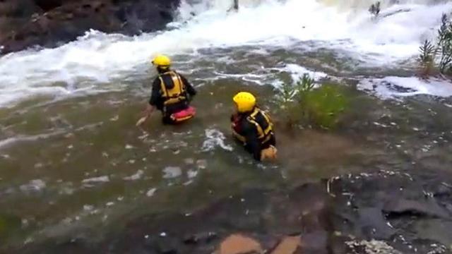 Операция по спасению Сегева. Фото: полиция (צילום: דוברות המשטרה) Операция по спасению Сегева. Фото: полиция