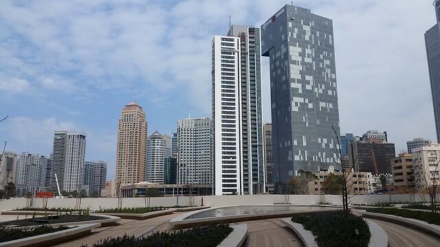 Tel Aviv financial district