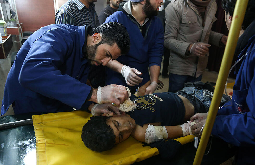 Авиаудар по предместьям Дамаска. Фото: AFP