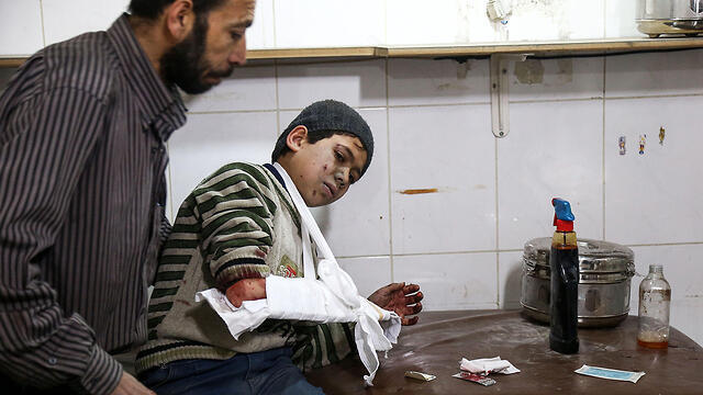 Авиаудар по предместьям Дамаска. Фото: AFP