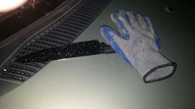 Knife used by the terrorist