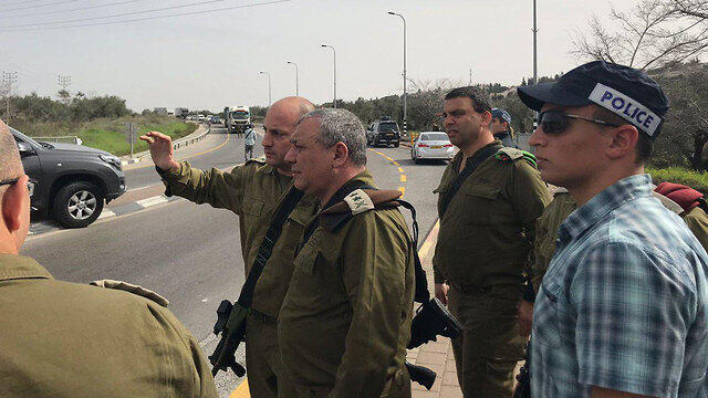 IDF Chief of Staff Gadi Eisenkot at a status evaluation (צילום: דובר צה"ל) IDF Chief of Staff Gadi Eisenkot at a status evaluation