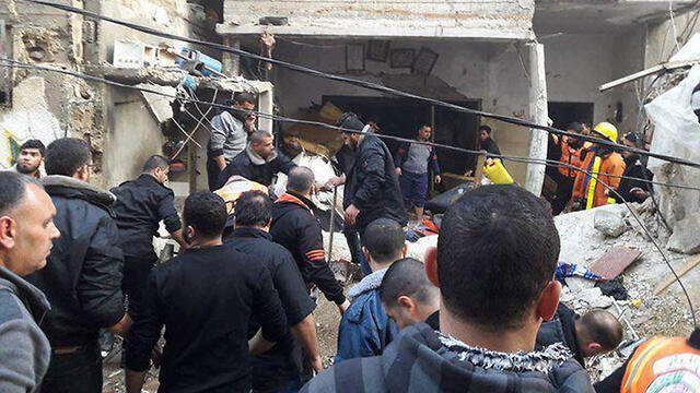 Разрушенный дом в квартале Сабраnullnull Разрушенный дом в квартале Сабра