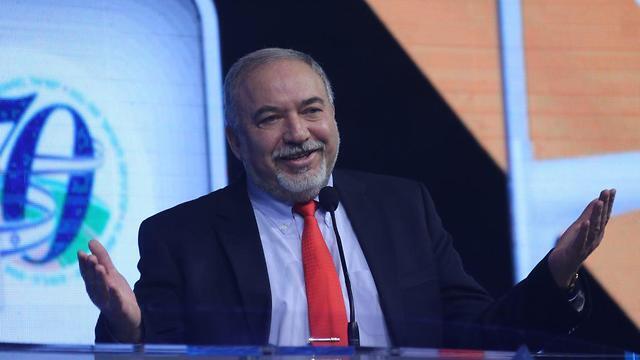 Defense Minister Lieberman said to oust the prime minister would be a coup (צילום: מוטי קמחי) Defense Minister Lieberman said to oust the prime minister would be a coup