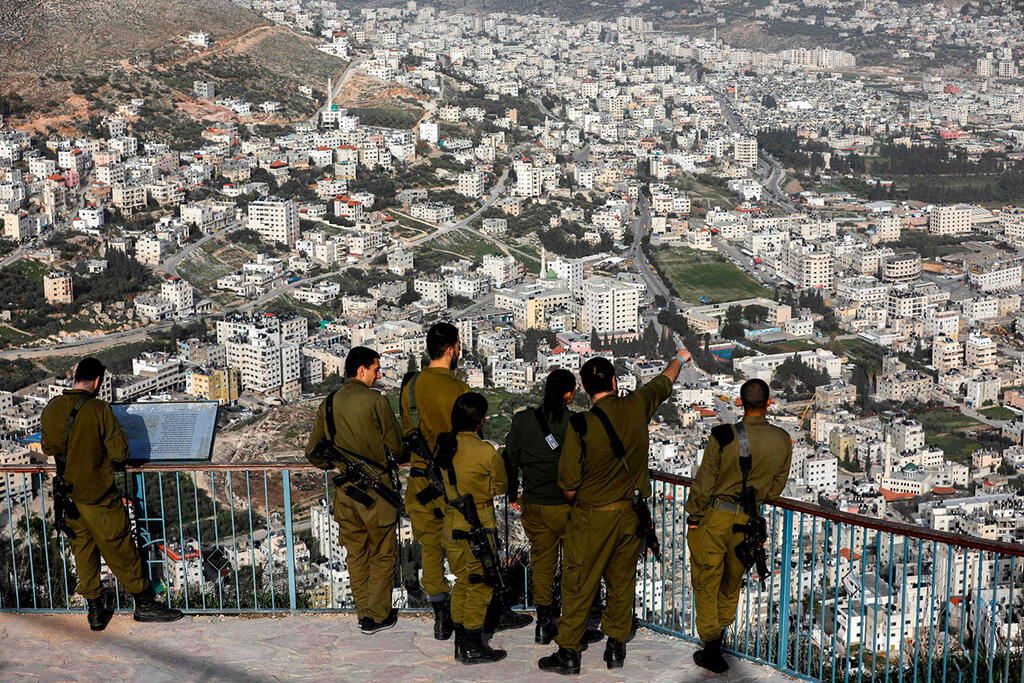 View of Nablus from Mount Gerizim 