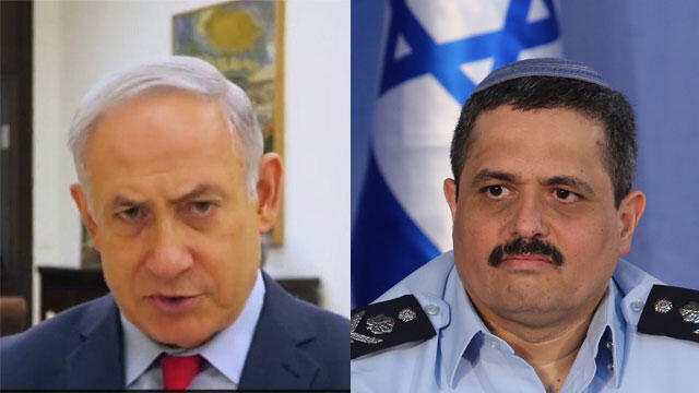 Police Commissioner Alsheikh (R) reportedly reached an agreement with police top brass to recommend indicting PM Netanyahu (צילום: גיל יוחנן) Police Commissioner Alsheikh (R) reportedly reached an agreement with police top brass to recommend indicting PM Netanyahu