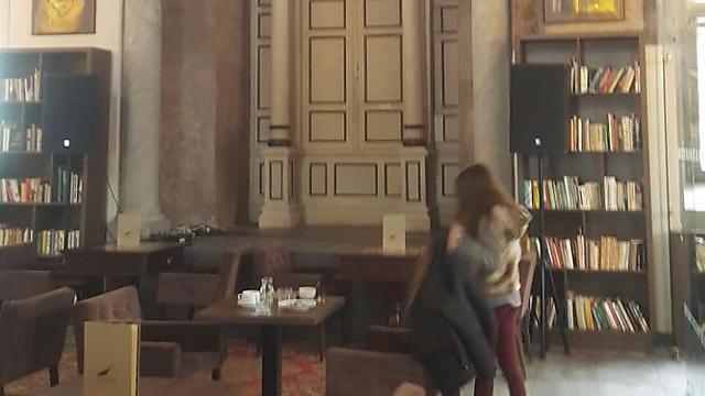 A synagogue in Slovakia was transformed into a coffee shop