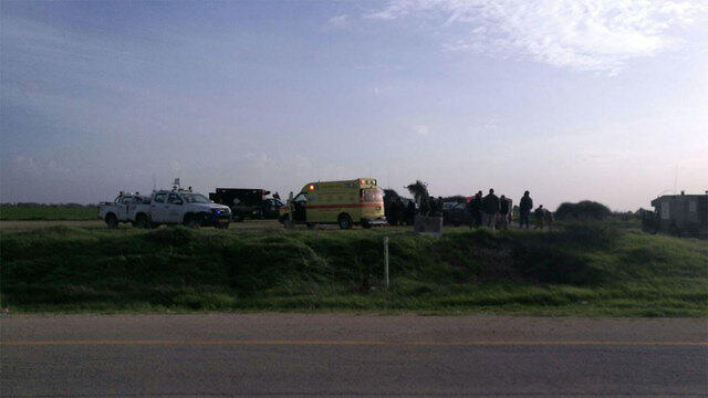 Near the scene of the explosion