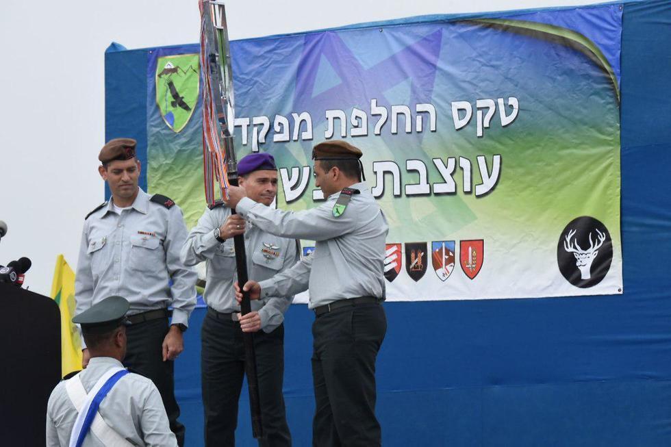 Командующий Северным военным округом генерал-майор Йоэль Стрик на церемонии 11 февраля. Фото: Авигу Шапира