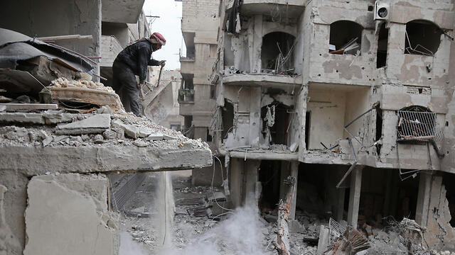 Бомбардировка Восточной Гуты. Фото: AFP