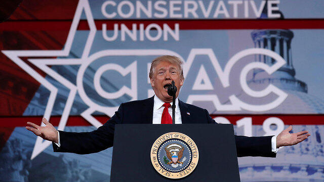 US President Trump, at the Conservative Political Action Conference